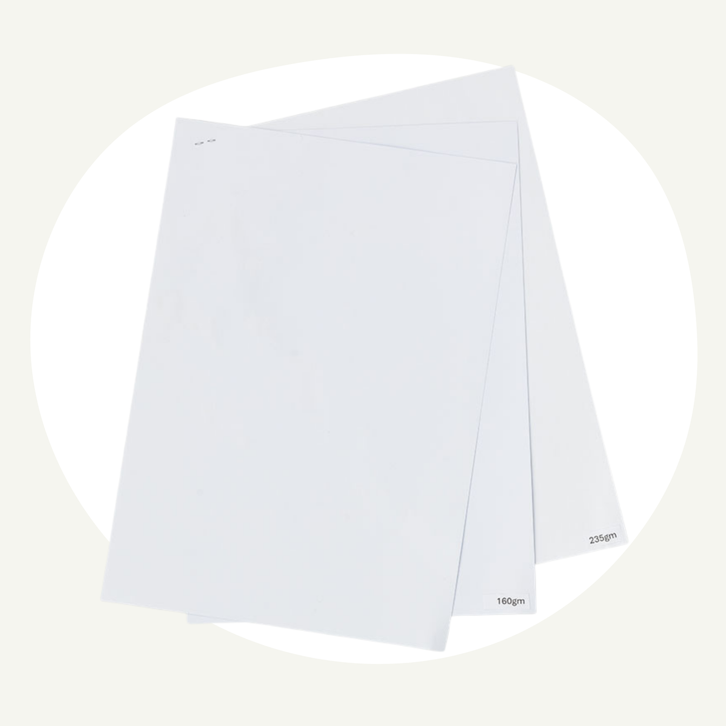 White Art Paper 500's (various gm/size)